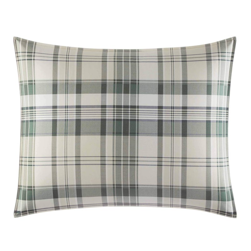 Eddie Bauer - King Duvet Cover Set, Cotton Reversible Bedding with Matching Shams, Plaid Bedding Set (Timbers Evergreen, King) - Image 5